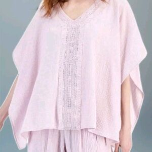 JM Collection Pink Dolman Sleeve Tunic